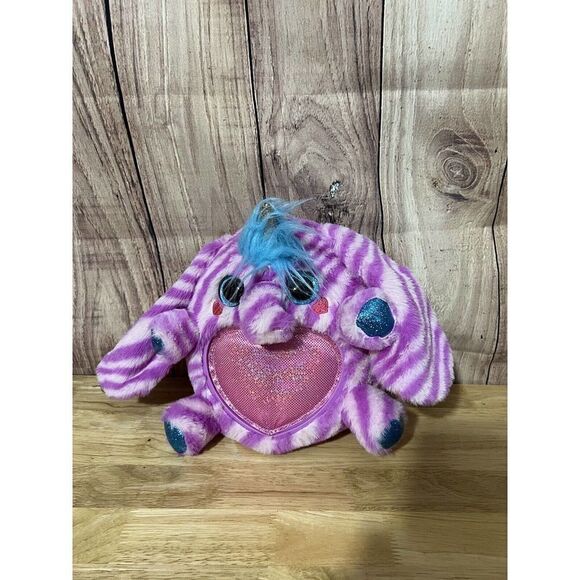 Rainbocorns Wild Heart Surprise 9” ELEPHANTCORN Stuffed Plush Striped Elephant - Picture 1 of 7